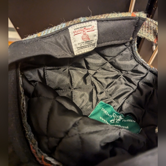 McCloud Tartan Tweeds Harrison Tweed Baseball Cap - One Size - Unisex - Picture 8 of 8